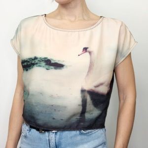 Divided Swan Blouse H&M